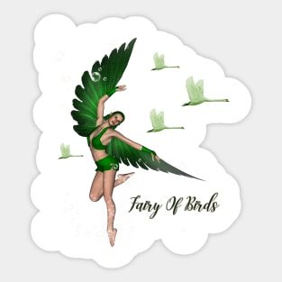 Wonderful fairy of birds Sticker